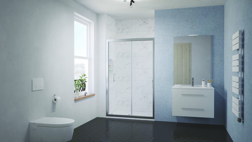 Paroi de douche porte coulissante enlok 120cm - ELMER